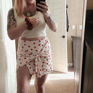 Lovers + Friends • Quinn Polkadot Mini Ski…